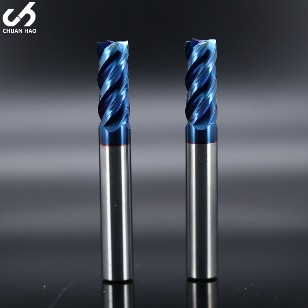 Nano Blue Coated Square End Mills