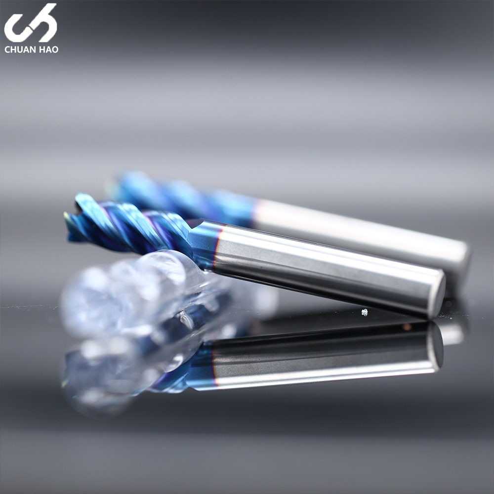 Nano Blue Coated Square End Mills